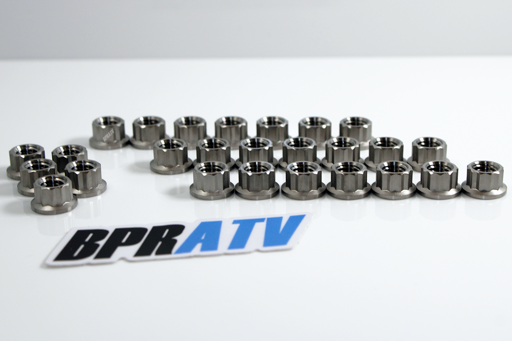 BPRATV Titanium Nuts Kit for Yamaha Banshee Lightweight Durable High-Performance