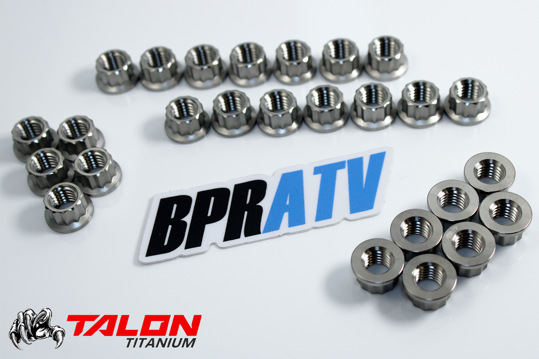 BPRATV Titanium Nuts Kit for Yamaha Banshee Lightweight Durable High-Performance