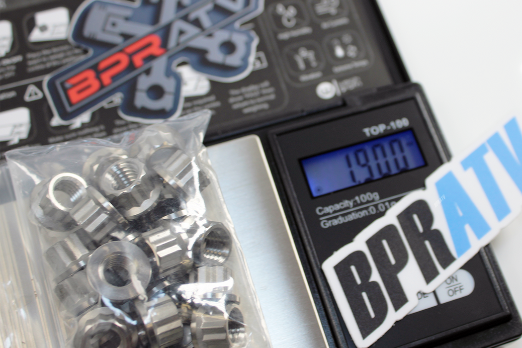 BPRATV Titanium Nuts Kit for Yamaha Banshee Lightweight Durable High-Performance