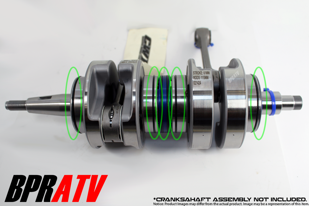 BPRATV Banshee Crankshaft O-Ring Crank Bearing O Rings for Hot Rods Crank 4111