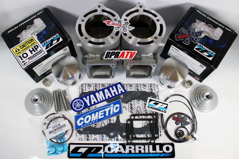 Yamaha Banshee 421cc ARES 68mm Nikasil Cylinder Stroker Kit CP-Carrillo Pistons!