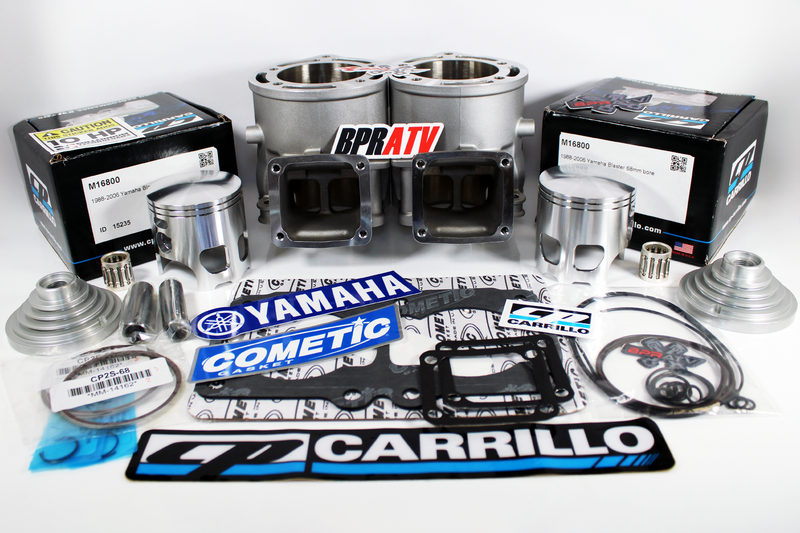 Banshee ARES 68mm Ported Cylinders CP Pistons Athena Style Top End Kit By BPRATV