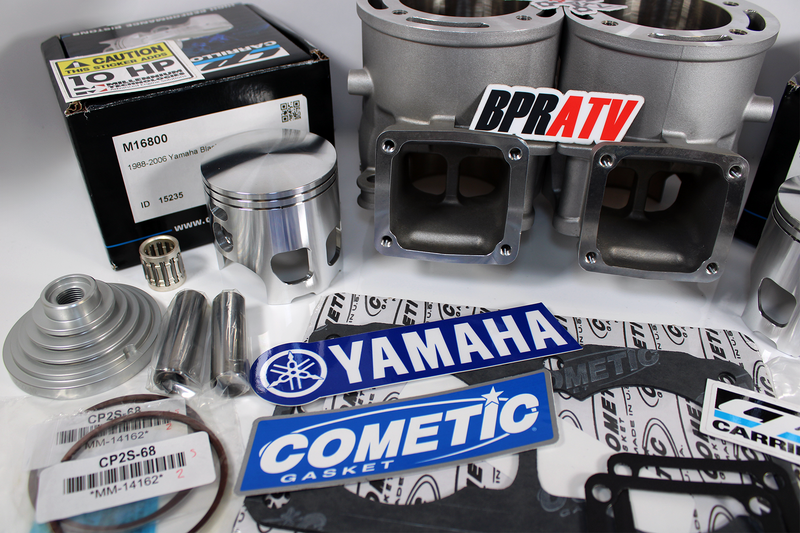 Banshee 421cc ARES 68mm Cylinders CP Pistons Athena Style Ported Top End Rebuild