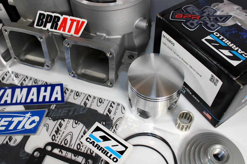 Yamaha Banshee ARES 68mm Nikasil Cylinders CP 421cc Stroker Top End Rebuild Kit!