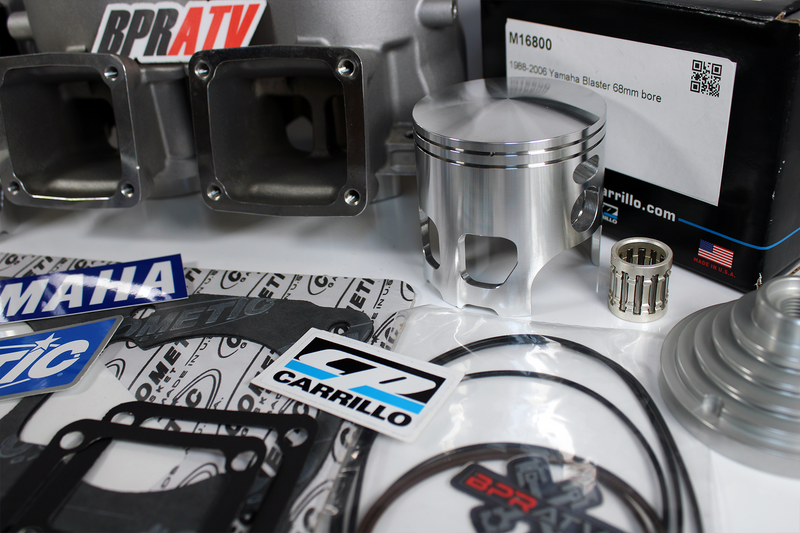 Yamaha Banshee ARES 68mm Nikasil Cylinders CP 421cc Stroker Top End Rebuild Kit!