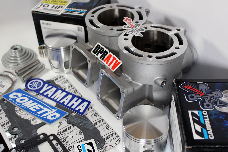 Banshee 421cc ARES 68mm Cylinders CP Pistons Athena Style Ported Top End Rebuild