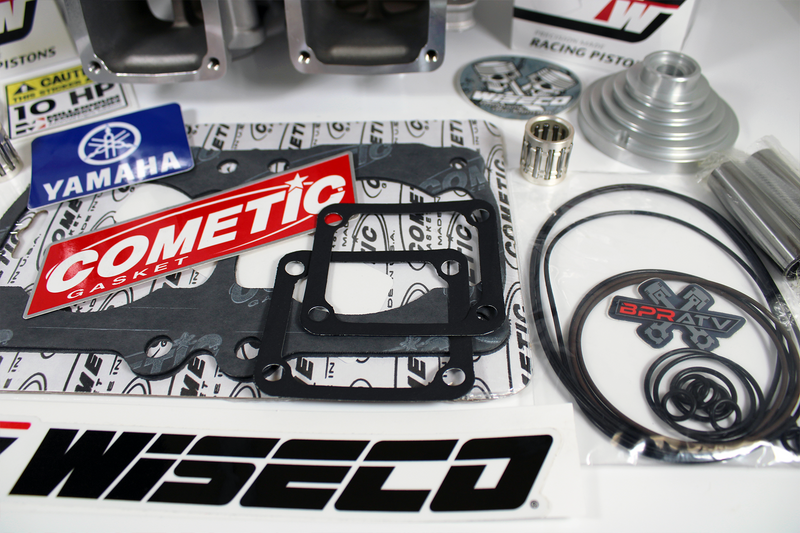BPRATV Yamaha Banshee ARES Athena Style 400cc Cylinders Wiseco Pistons Domes Kit