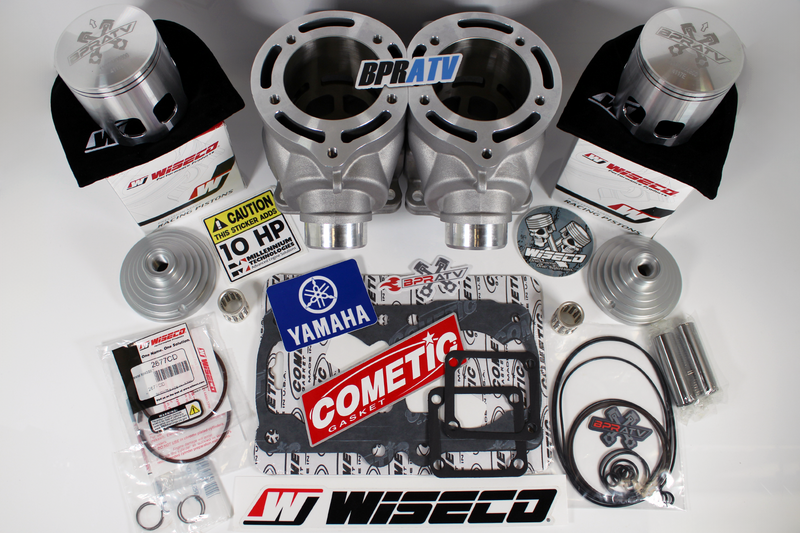 Banshee Athena-Style 421cc 68 Big Bore +4 STROKER Cylinders WISECO Pistons Domes