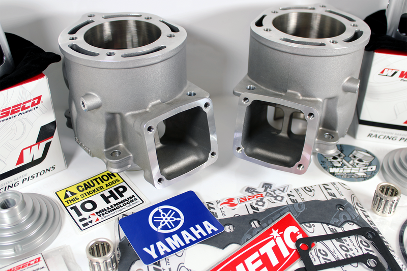 BPRATV Banshee ARES 68mm Big Bore Big Ported Nikasil Cylinders WISECO Piston Set