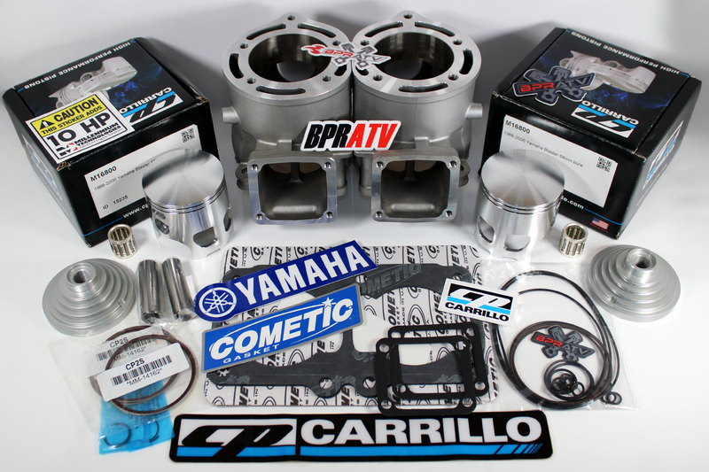 Yamaha Banshee ARES 68mm Nikasil Cylinders CP 421cc Stroker Top End Rebuild Kit!