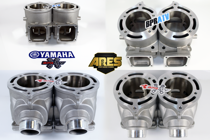 Banshee 421cc ARES 68mm Cylinders CP Pistons Athena Style Ported Top End Rebuild