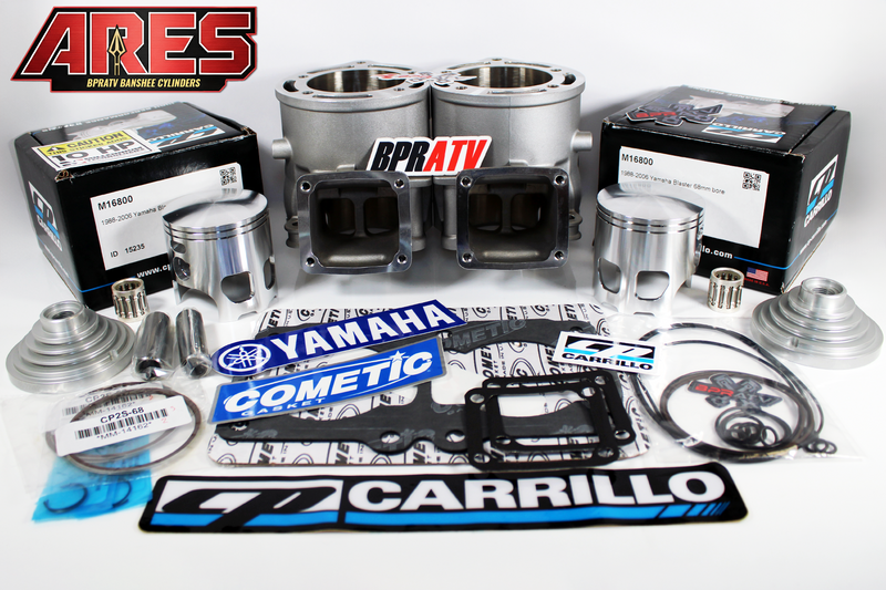 Banshee 68mm ARES Cylinders CP Pistons Top End Kit by BPRATV Athena Replacements