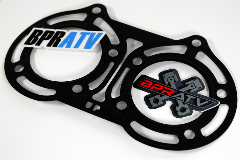 BPRATV Yamaha Banshee YFZ 350 Cylinder Pistons Steel Head Gasket Set Kit 64-66mm