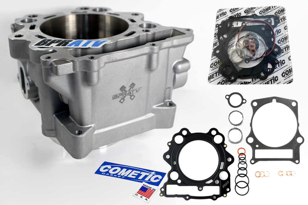 BPRATV Yamaha Grizzly 660 102mm Big Bore Nikasil Plated Cylinder Cometic Gaskets