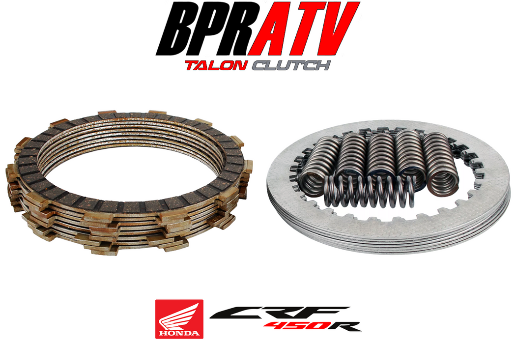 BPRATV Honda CRF450X CRF 450X Heavy Duty Steel Plates Fibers Springs Clutch Kit