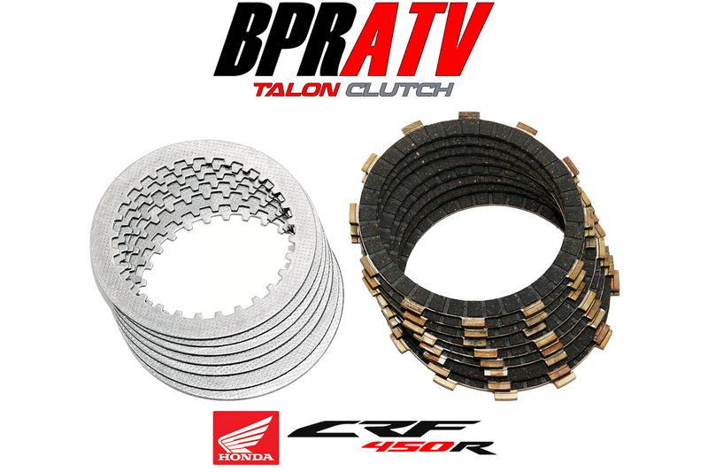 BPRATV Honda CRF450R CRF 450R Heavy Duty Steel Plates Fibers Springs Clutch Kit