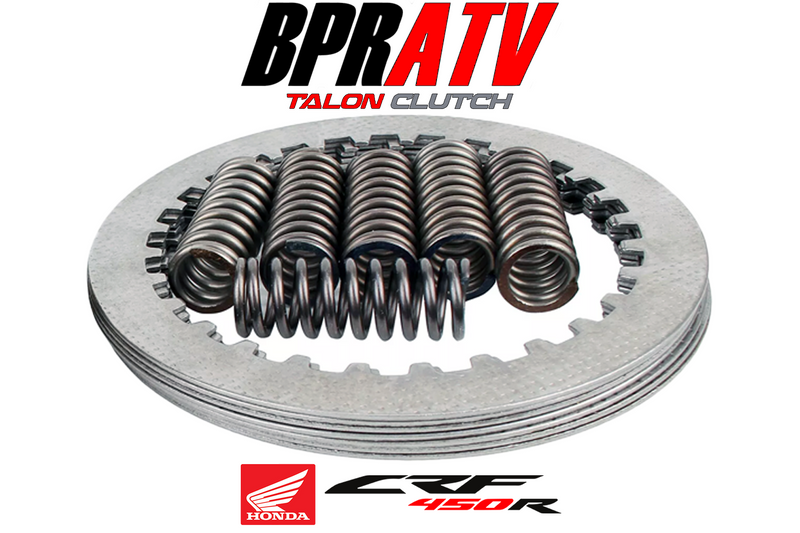 BPRATV Honda CRF450R CRF 450R Heavy Duty Steel Plates Fibers Springs Clutch Kit