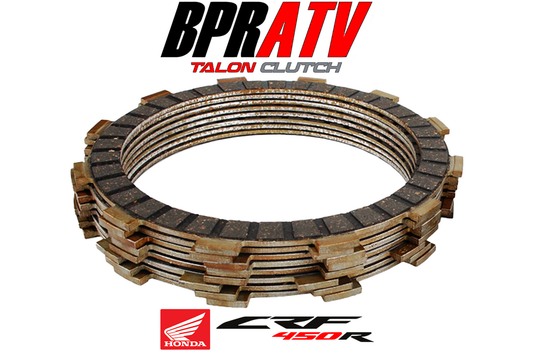 BPRATV Honda CRF450R CRF 450R Heavy Duty Steel Plates Fibers Springs Clutch Kit