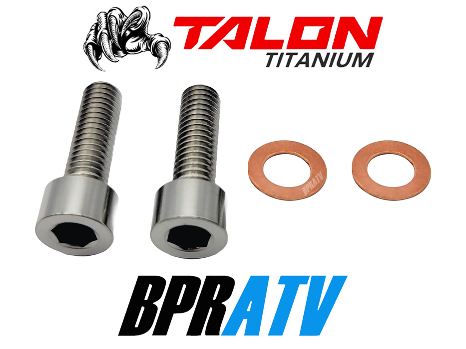 BPRATV Yamaha YZ125 YZ 125 2-Stroke Top End Engine Cylinder Head Ti Nuts Kit Set