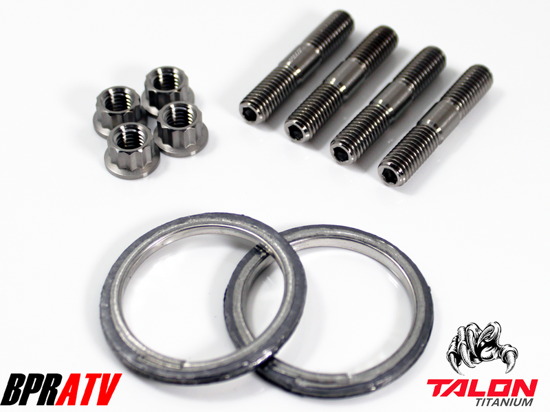 Can-Am Commander MAX 800R Exhaust Repair Kit BPRATV Titanium Studs Nuts & Gasket
