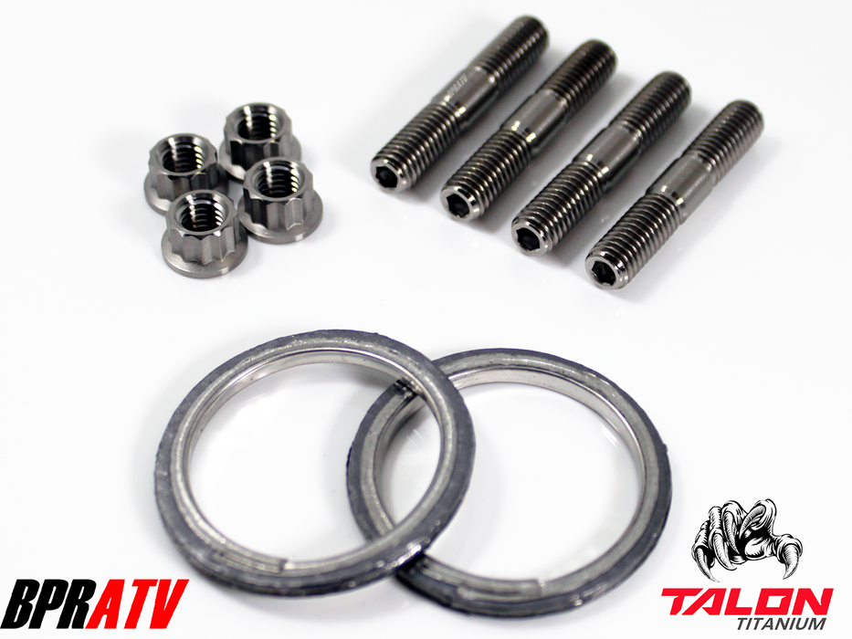 Can-Am Outlander Max 570 Exhaust Repair Kit BPRTAV Titanium Studs Nuts & Gaskets