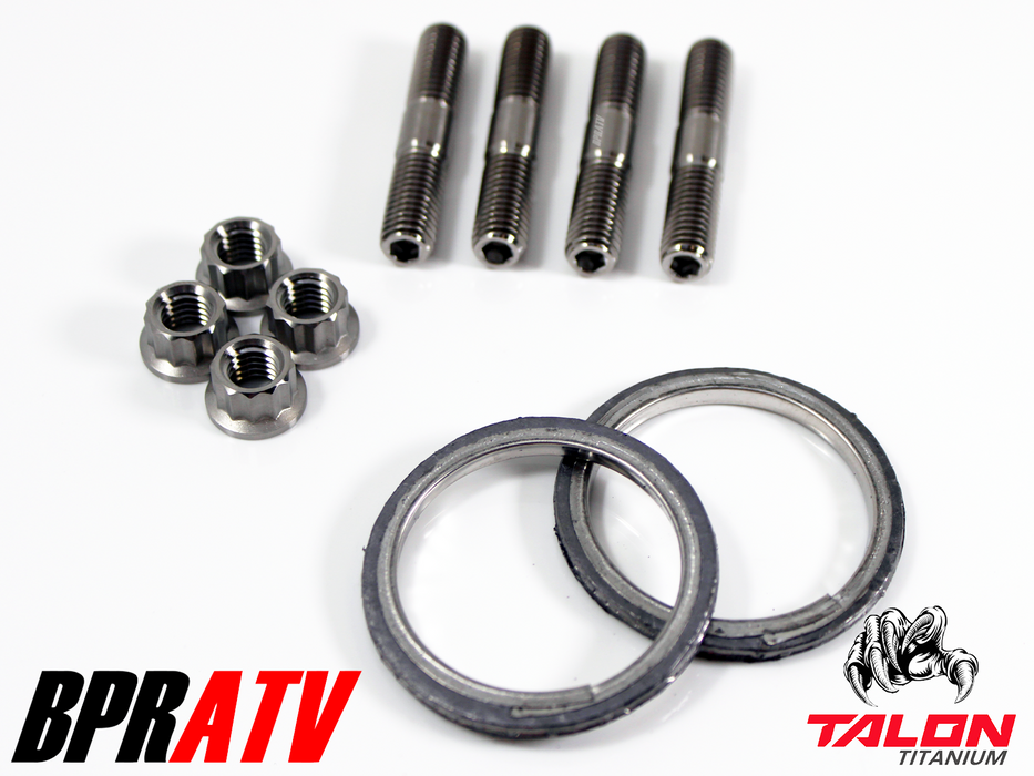 Can-Am Outlander Max 570 Exhaust Repair Kit BPRTAV Titanium Studs Nuts & Gaskets