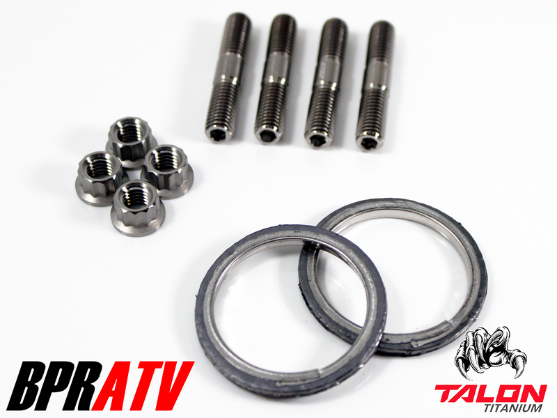 Can-Am Outlander Max 500 Exhaust Repair Kit BPRATV Titanium Studs Nuts & Gaskets