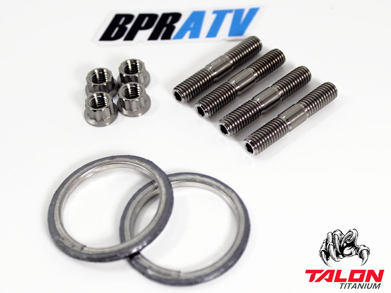 Can-Am Commander MAX 800R Exhaust Repair Kit BPRATV Titanium Studs Nuts & Gasket