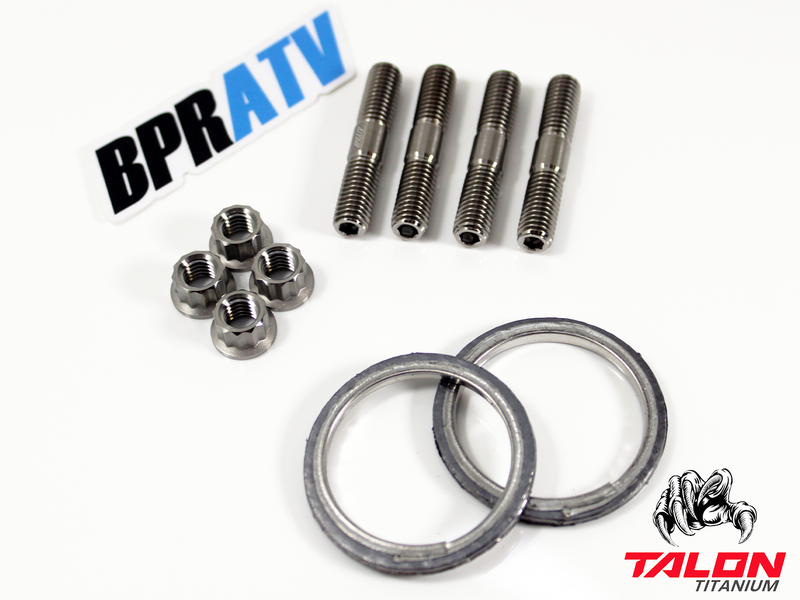Can-Am Outlander Max 1000 Exhaust Repair Kit BPRATV Titanium Studs Nuts Gaskets