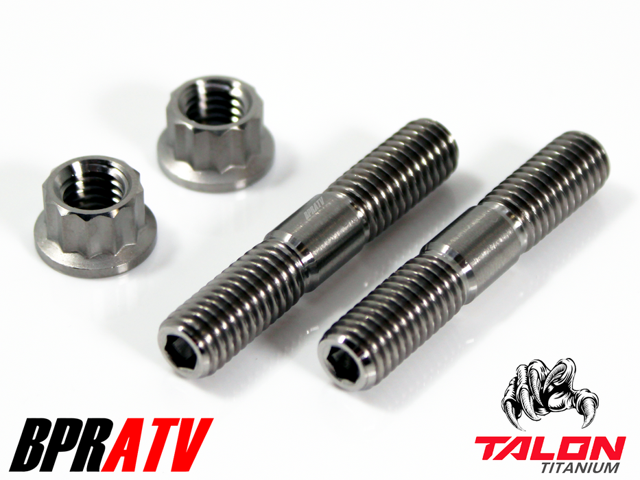 Yamaha Raptor 700 BPRATV Heavy Duty TITANIUM Exhaust Head Pipe Studs Bolt & Nuts