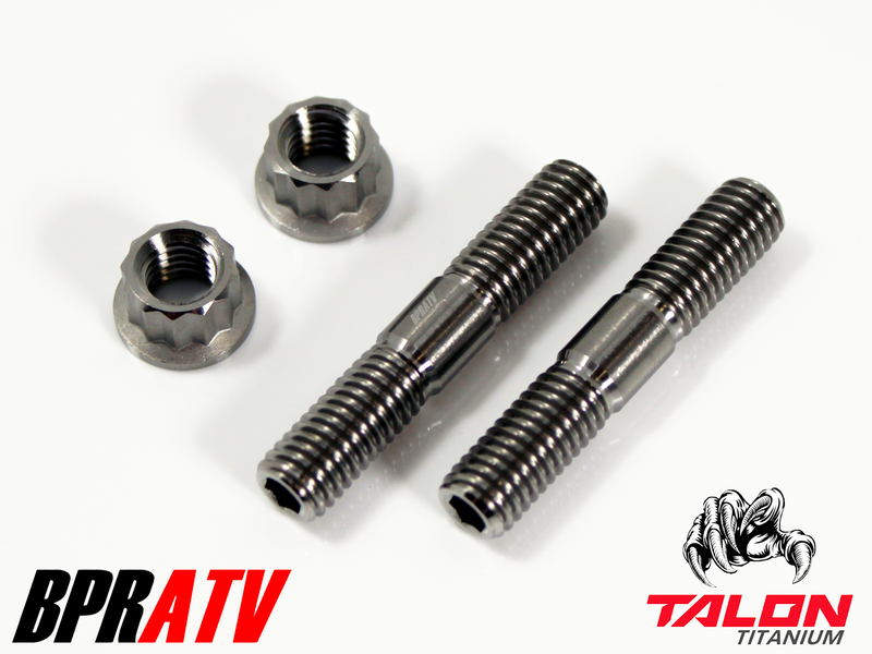 Can-Am Outlander Max 400 Exhaust Repair Kit BPRATV Titanium Studs Nuts & Gaskets