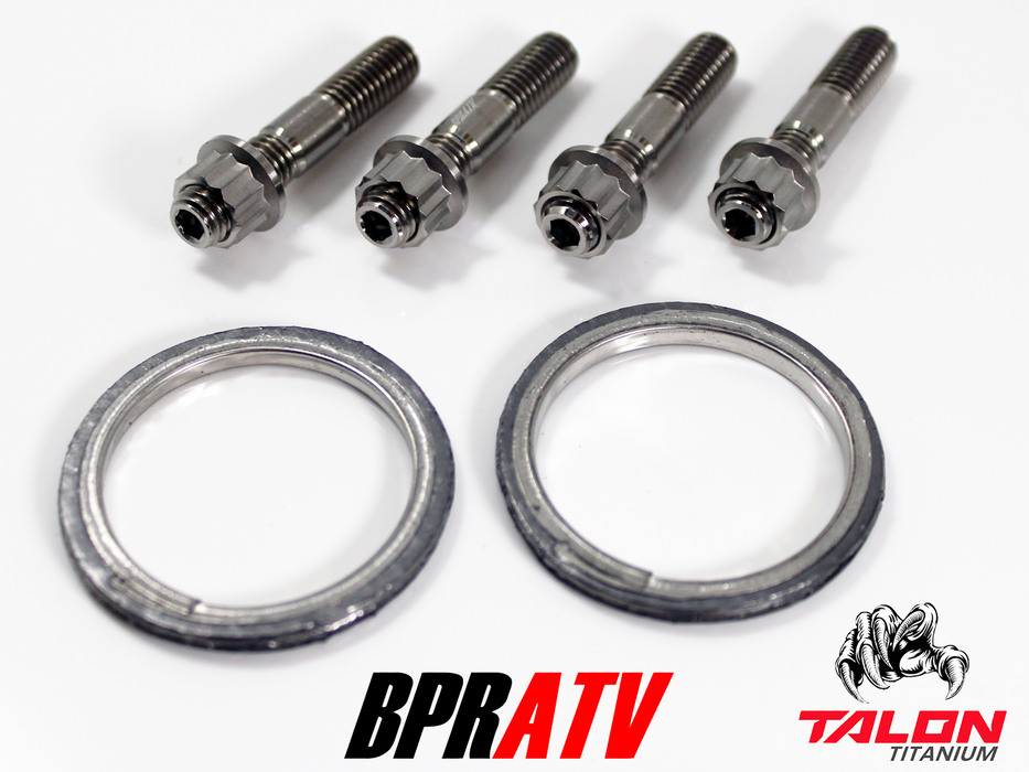 Can-Am Outlander 1000 1000R Exhaust Repair Kit BPRTAV Titanium Studs Nuts Gasket