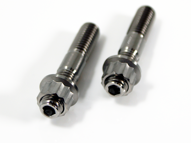 KX450F KFX450 TITANIUM Exhaust Studs Grade 5 Ti Head Pipe Stud Nut Bolt Kit Set