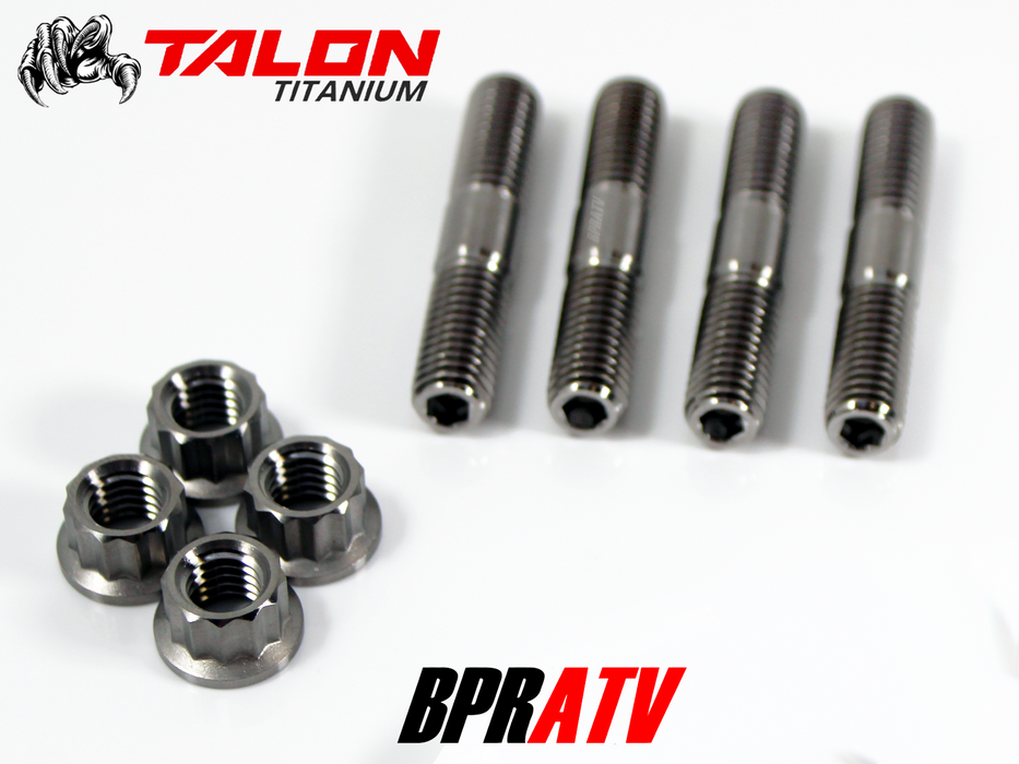 Yamaha Raptor 700 BPRATV Heavy Duty TITANIUM Exhaust Head Pipe Studs Bolt & Nuts