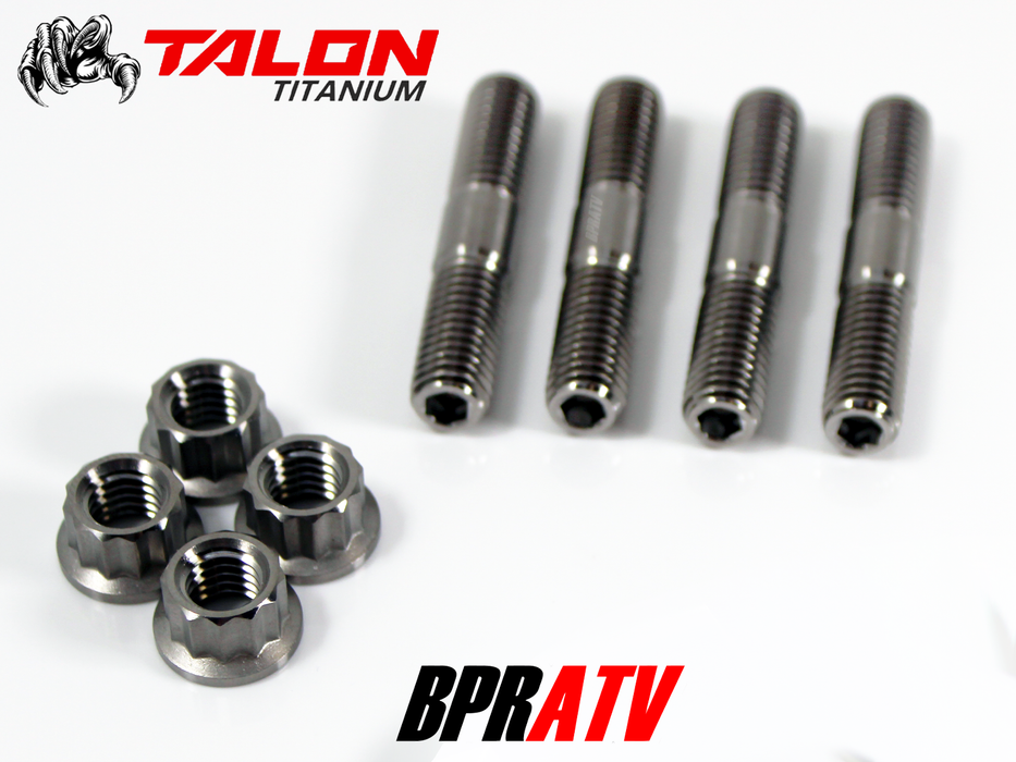 Suzuki LT250 LT 250R F/G Quadracer Titanium Head Studs Stud Bolt Upgrade Kit Set