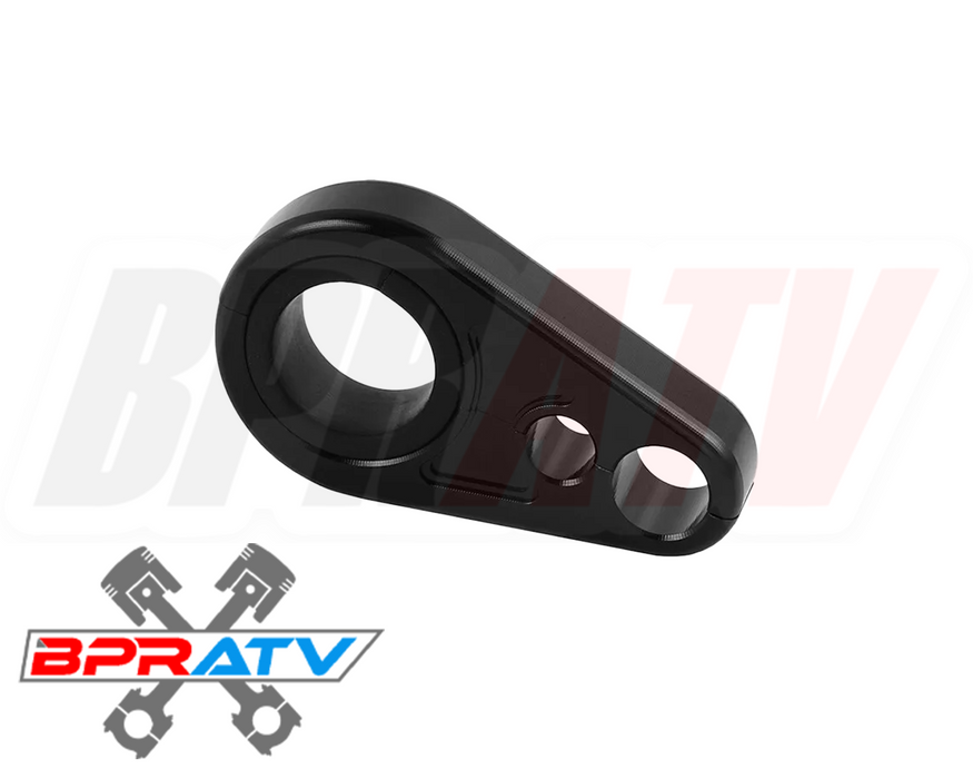 Billet Black Front A-Arm Brake Line Clamps Yamaha YFZ450 YFZ450R YFZ450X YFZ 450