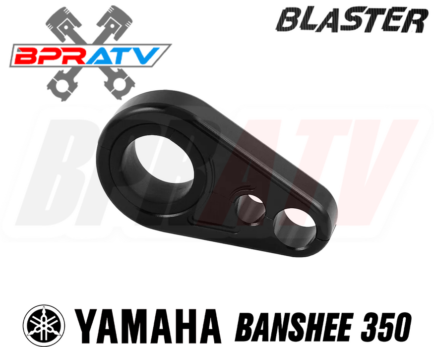 BPRATV Billet Black Front A-Arm Brake Line Clamps Yamaha Banshee 350 Blaster 200