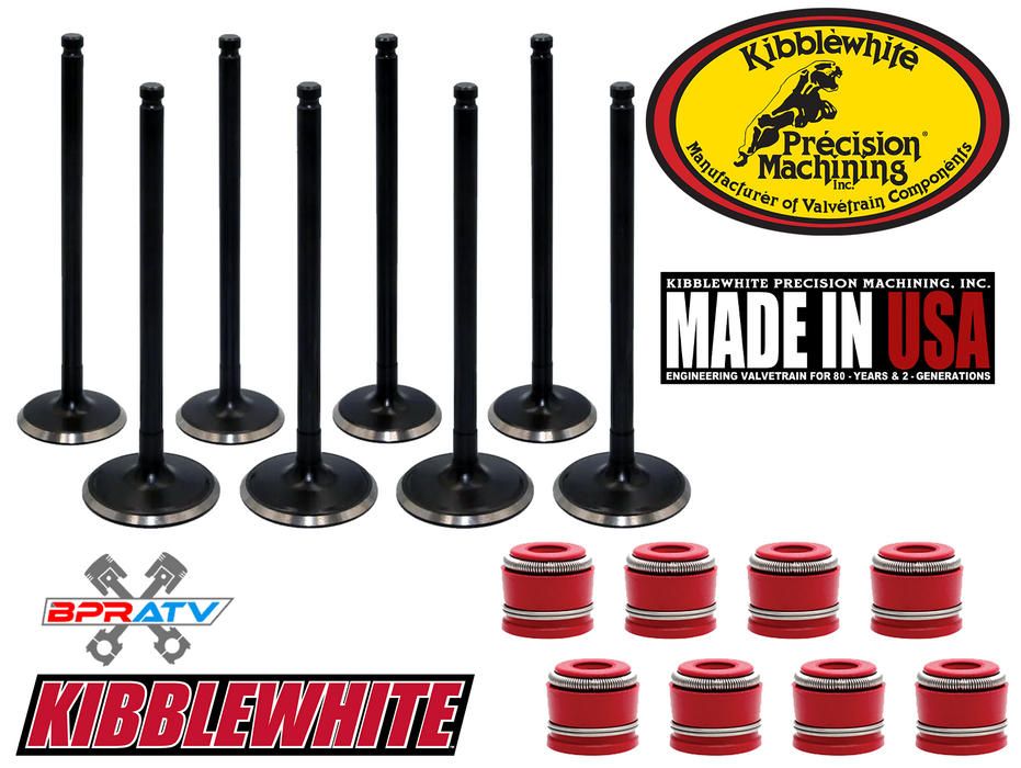 Brute Force Teryx 650 750 Kibblewhite Valves Valve Stainless Black Diamond Seals