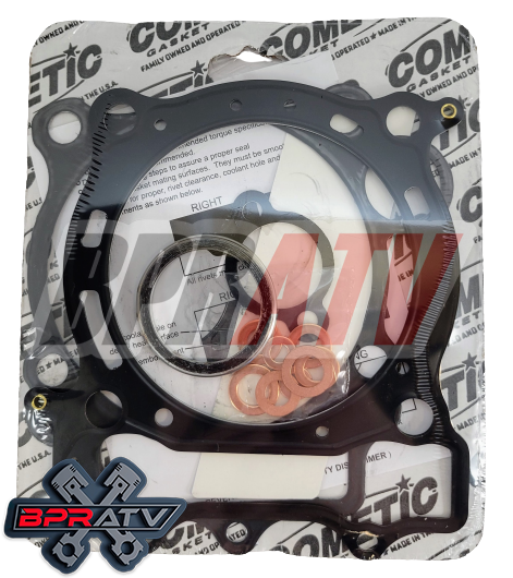 06-09 YZ 450F Wiseco Piston 12.5:1 95mm Stock Bore Cylinder Top End Rebuild Kit