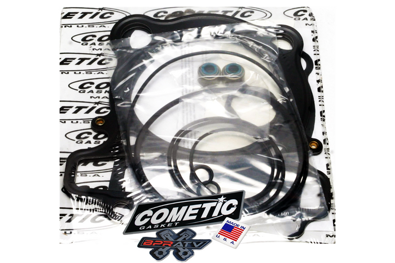 Yamaha Warrior Raptor Grizzly 350 85mm +2 Big Bore Top End Kit JE Piston Cometic