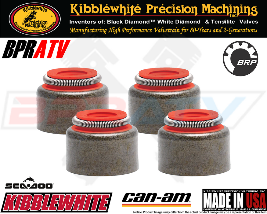 Can Am BRP DS650 DS 650 Kibblewhite Viton Valve Stem Seals Seal 4 Bombardier BPR