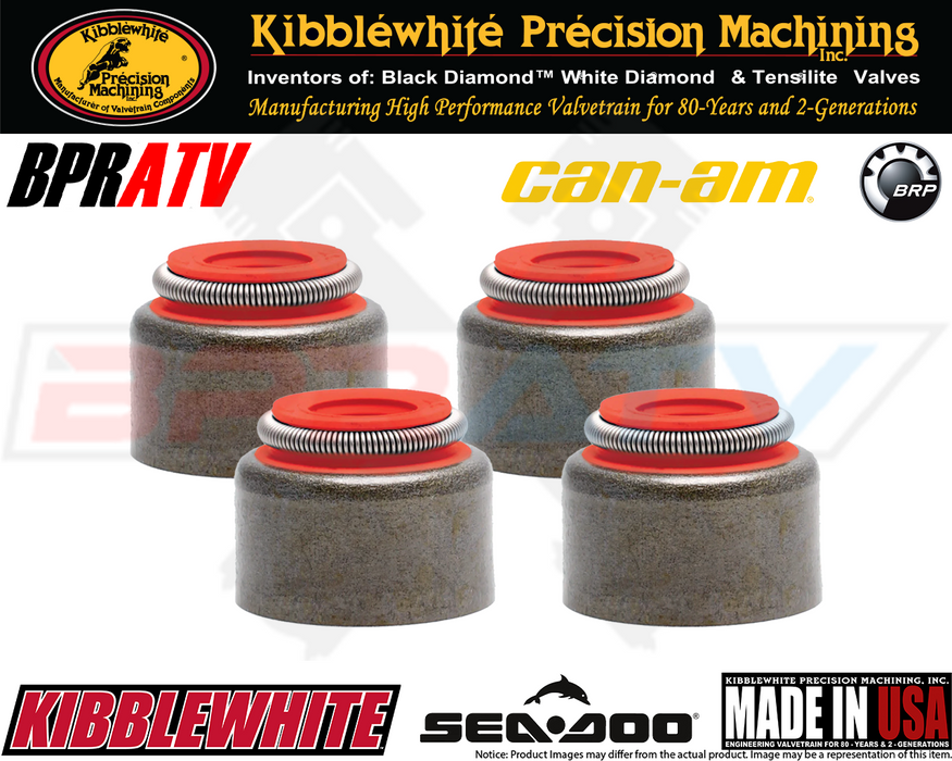 Can Am BRP DS650 DS 650 Kibblewhite Viton Valve Stem Seals Seal 4 Bombardier BPR