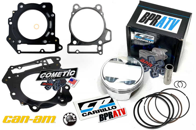 Can-Am DS450 DS 450 97mm CP Carrillo Piston 13.6 Cometic MLS Top End Gasket Kit