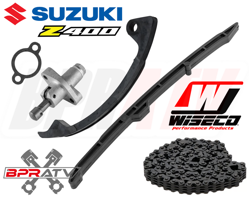 LTZ400 LTZ 400 Timing Guide Guides Tensioner Chain Tensioner & WISECO Cam Chain