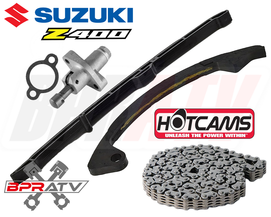 Suzuki LTZ400 Timing Guide Guides Tensioner Chain Tensioner & HOT CAMS Cam Chain