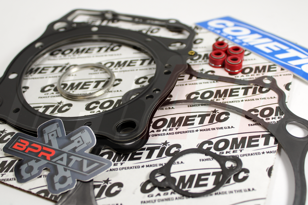 Honda TRX700XX TRX 700XX Stock Bore Cometic Top End Gasket Kit & KPMI RED Seals