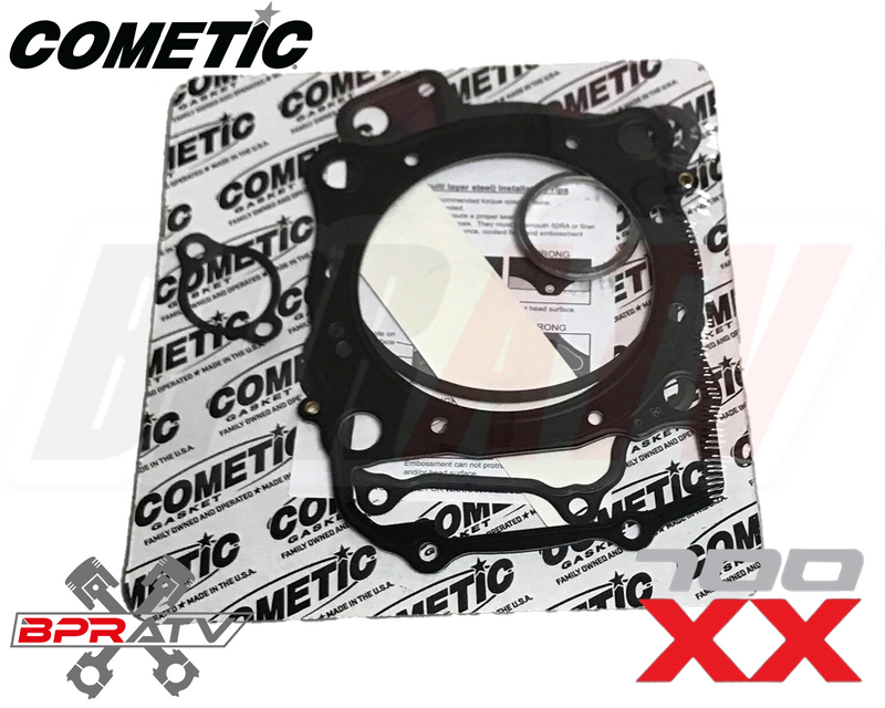 Honda TRX700XX TRX 700XX Stock Bore Cometic Top End Gasket Kit & KPMI RED Seals