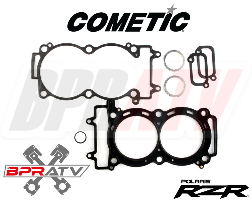 2014 RZR-4 900 98mm 975 Big Bore Cylinder CP Pistons Cometic Top End Rebuild Kit