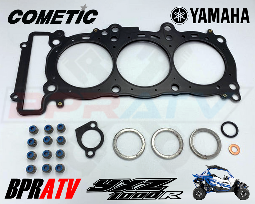 16-24 YXZ1000R YXZ 1000R 80mm Stock Bore Cometic Top End Gasket Kit Viton Seals