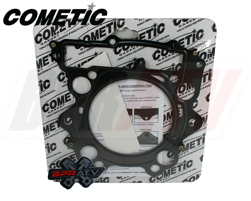 02-05 Raptor 660 100mm Stock Bore CP Carrillo Piston Cometic Top End Gasket Kit